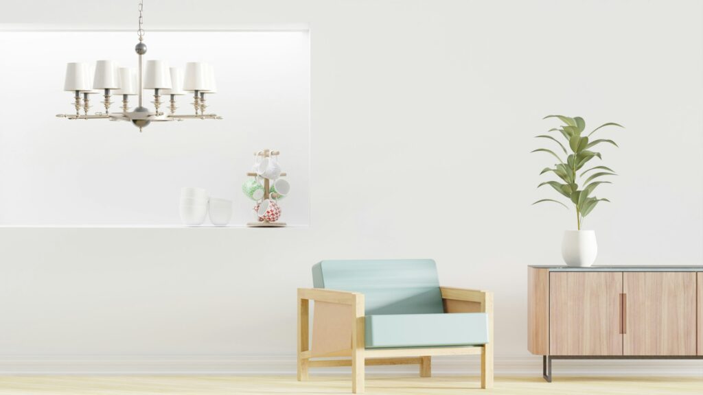 lamp in de woonkamer
