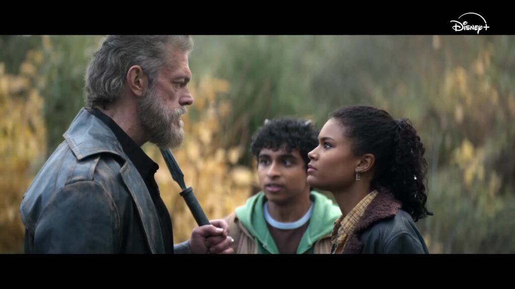Percy, Annabeth en Grover in een still uit de trailer van het derde seizoen van Percy Jackson and the Olympians